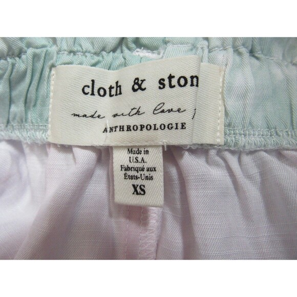 Cloth & Stone Multicolored Tie Dye Pastel Elastic Tie Waist Shorts Size XS EUC - Picture 3 of 3